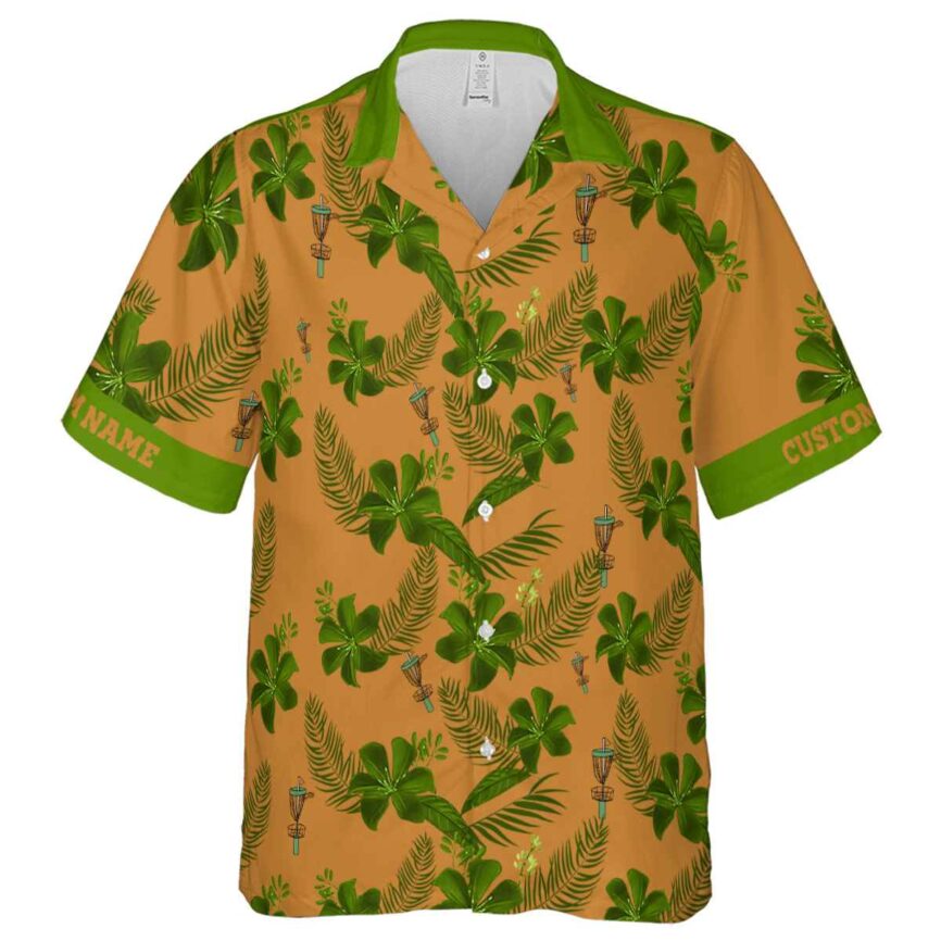Personalized Disc Golf Tropical Flower Hawaiian Shirt Fashion forward