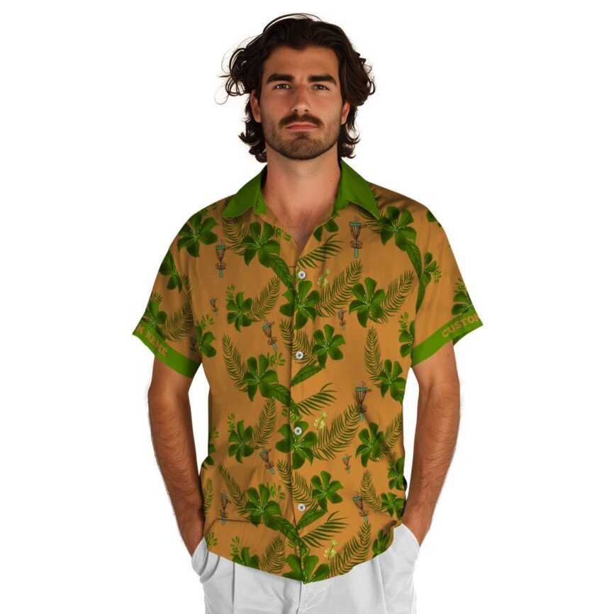 Personalized Disc Golf Tropical Flower Hawaiian Shirt New Arrival