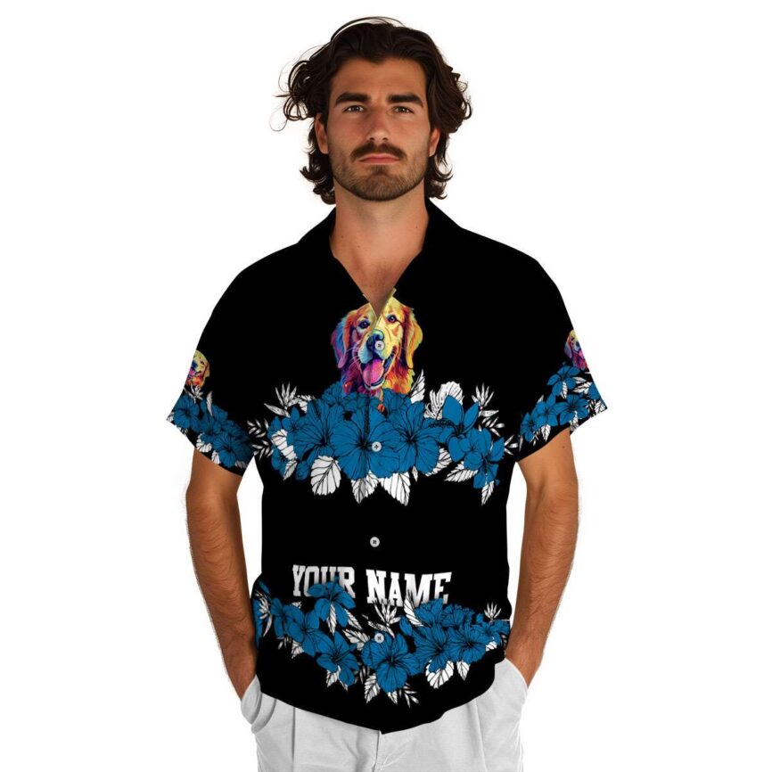 Personalized Dog Hibiscus Band Hawaiian Shirt New Arrival