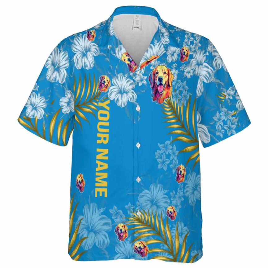 Personalized Dog Hibiscus Pattern Hawaiian Shirt Fashion forward
