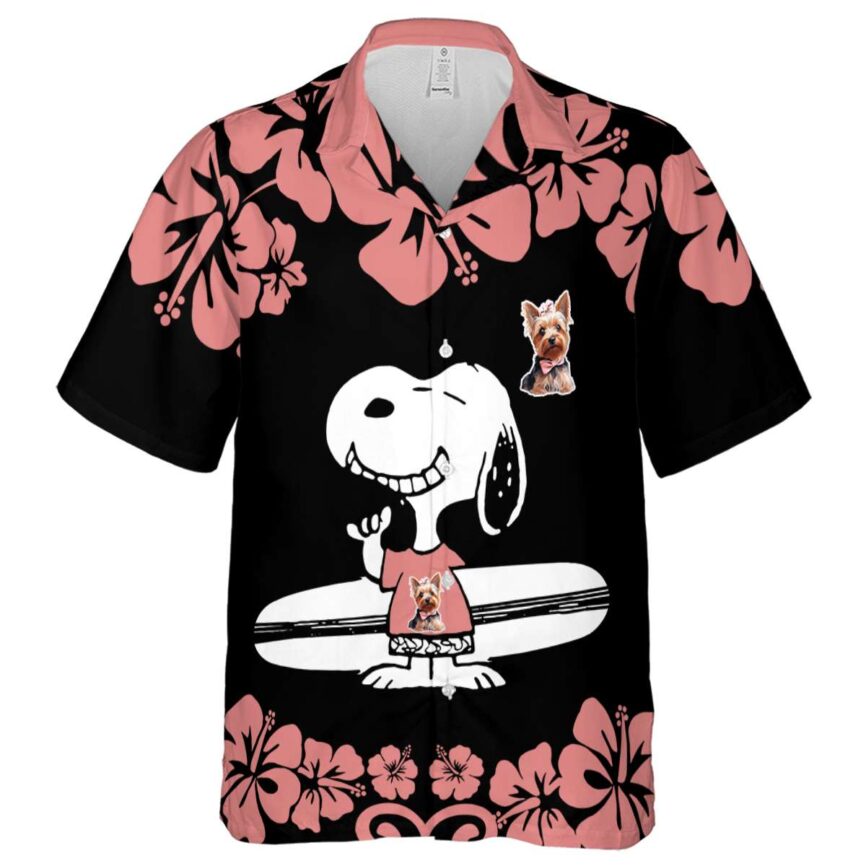Personalized Dog Surfing Snoopy Hawaiian Shirt Fashion forward
