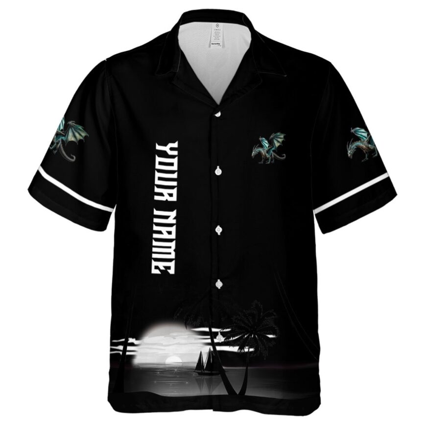 Personalized Dragon Ocean Sunset Hawaiian Shirt Fashion forward