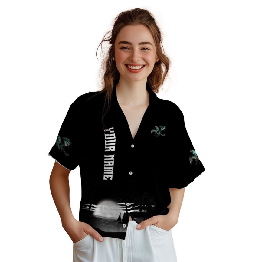 Personalized Dragon Ocean Sunset Hawaiian Shirt Top rated