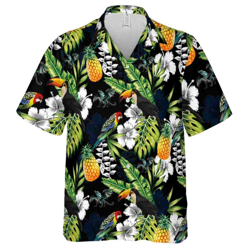 Personalized Dragon Toucan Bird Hawaiian Shirt Fashion forward