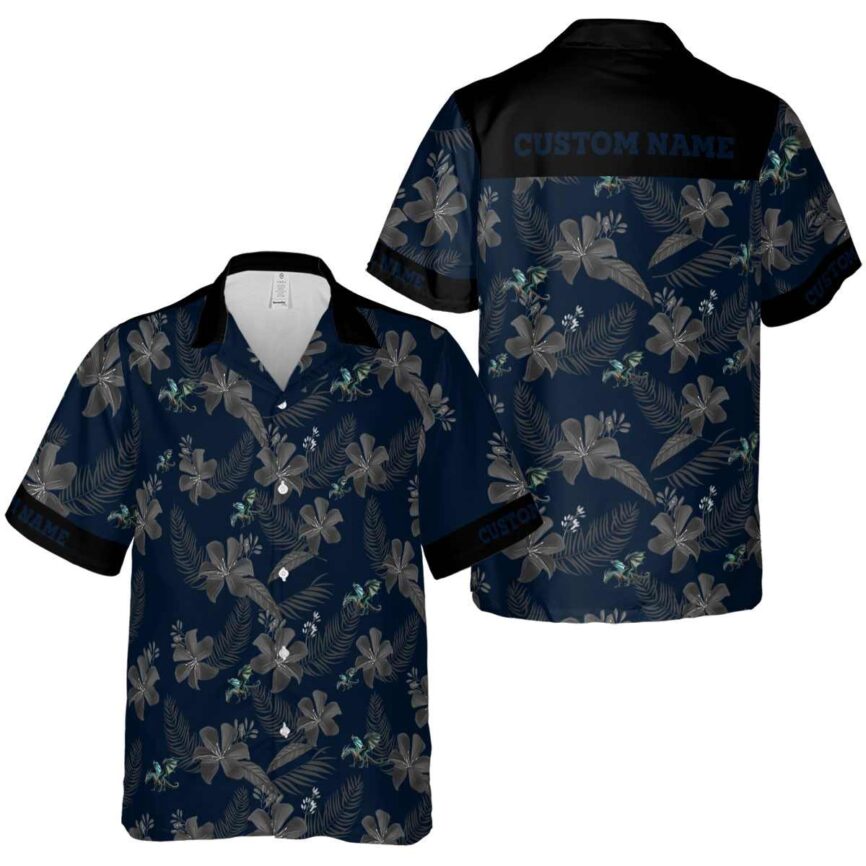 Personalized Dragon Tropical Flower Hawaiian Shirt Premium grade