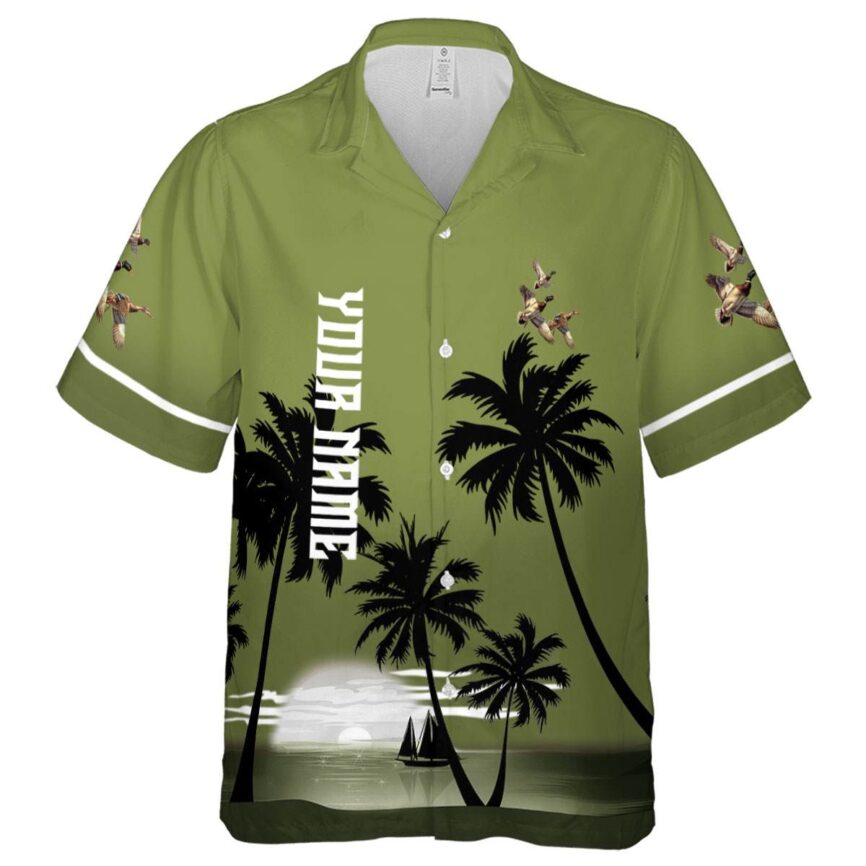 Personalized Duck Ocean Sunset Hawaiian Shirt Fashion forward