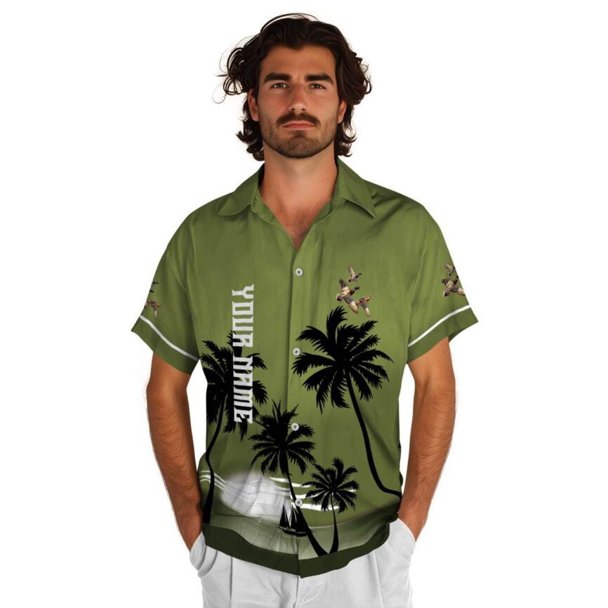 Personalized Duck Ocean Sunset Hawaiian Shirt New Arrival