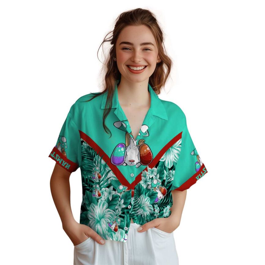 Personalized Easter Bold Floral Number Hawaiian Shirt Top rated