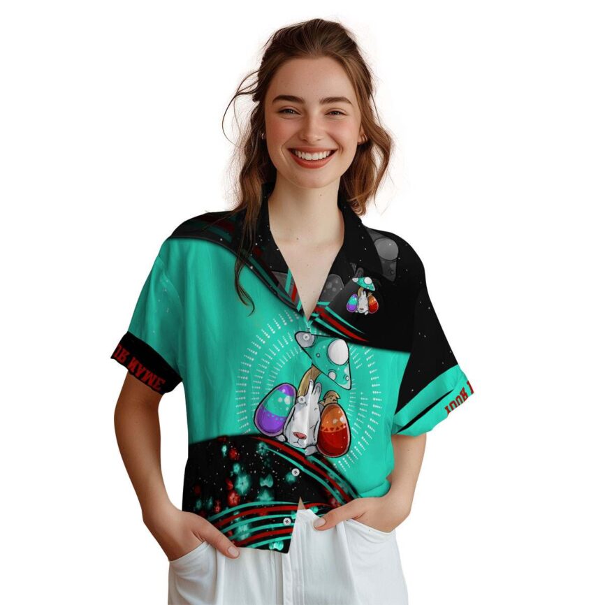 Personalized Easter Dynamic Swirl Hawaiian Shirt Top rated