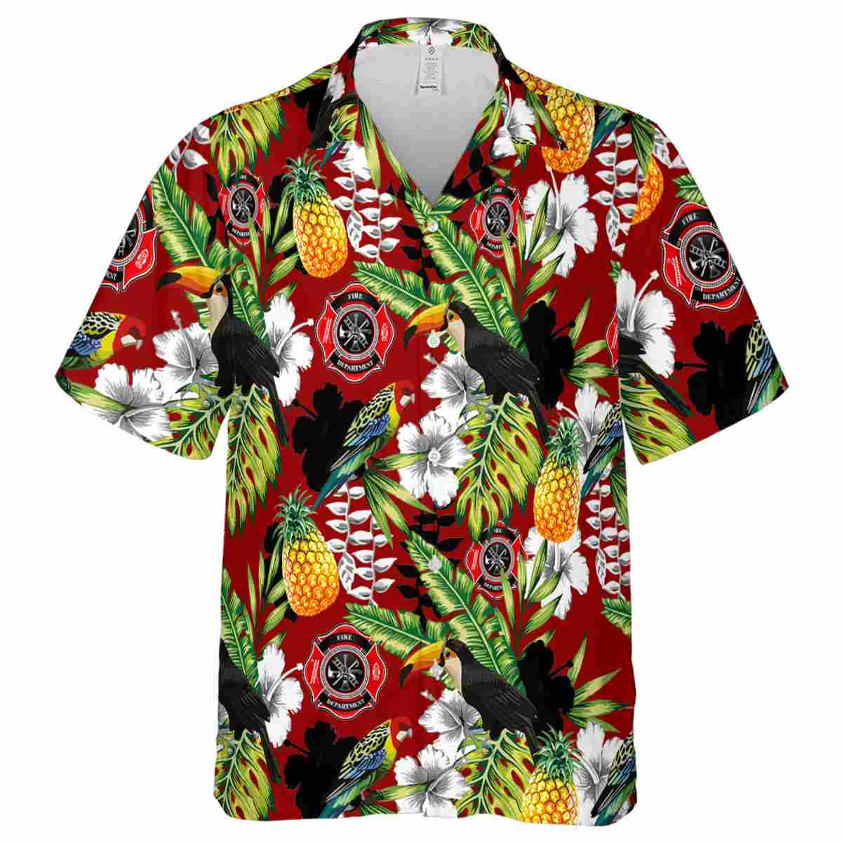 Personalized Firefighter Toucan Bird Hawaiian Shirt Fashion forward Personalized Firefighter Toucan Bird Hawaiian Shirt Fashion forward