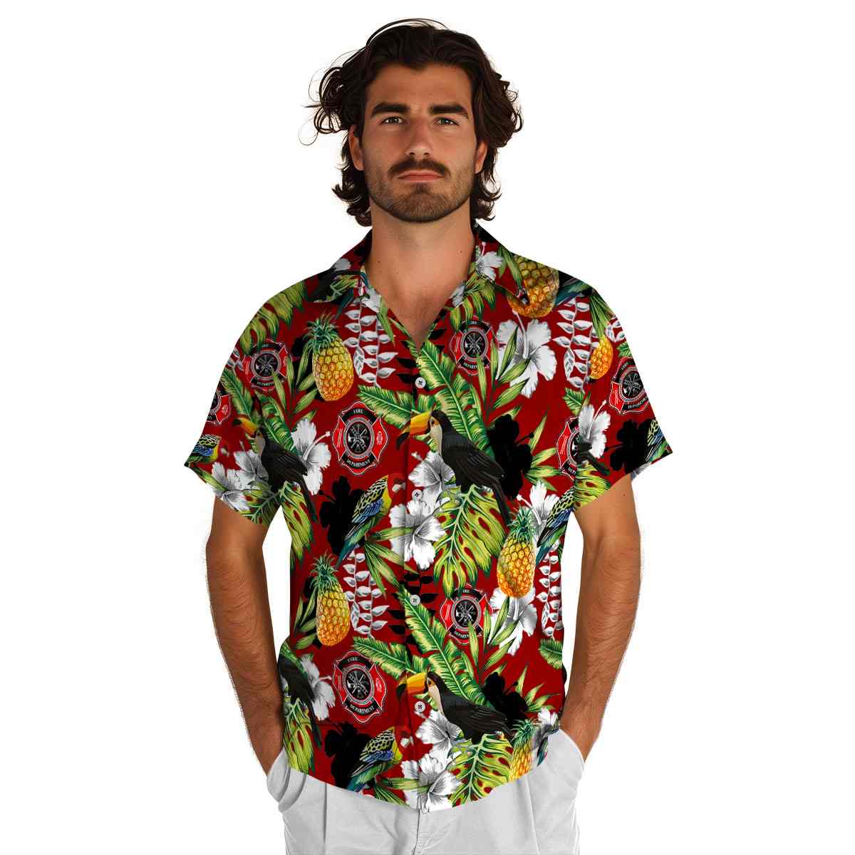 Personalized Firefighter Toucan Bird Hawaiian Shirt New Arrival Personalized Firefighter Toucan Bird Hawaiian Shirt New Arrival