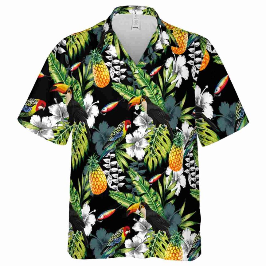 Personalized Fishing Toucan Bird Hawaiian Shirt Fashion forward