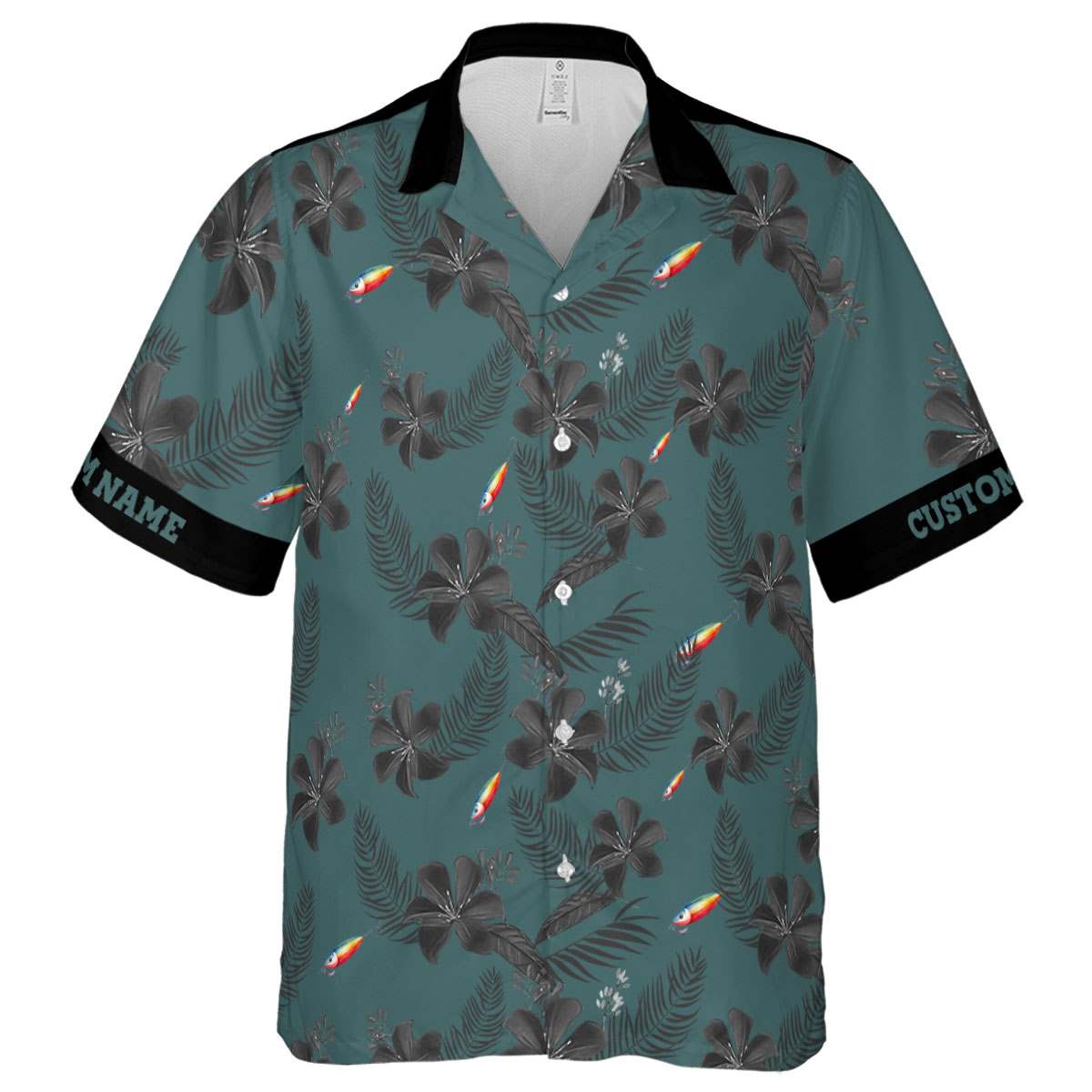 Personalized Fishing Tropical Flower Hawaiian Shirt Fashion forward Personalized Fishing Tropical Flower Hawaiian Shirt Fashion forward