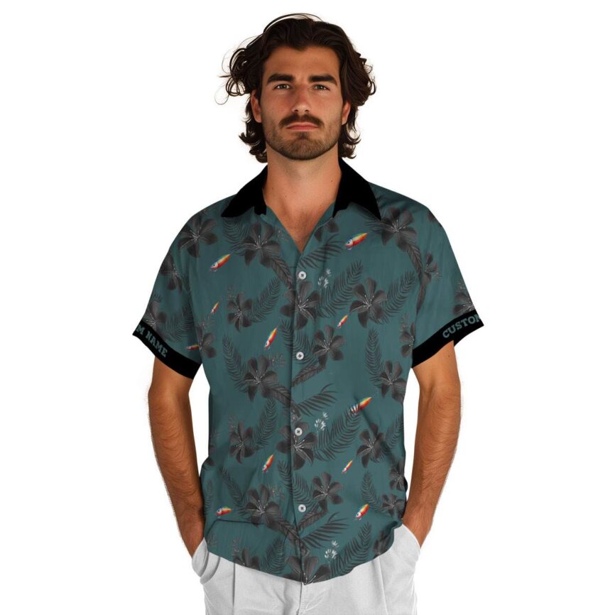 Personalized Fishing Tropical Flower Hawaiian Shirt New Arrival