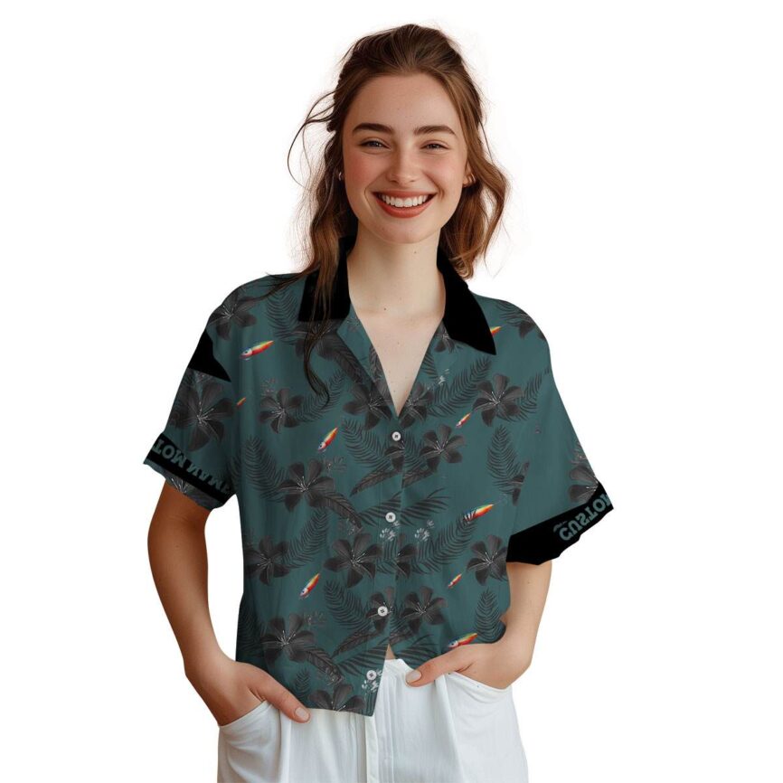 Personalized Fishing Tropical Flower Hawaiian Shirt Top rated