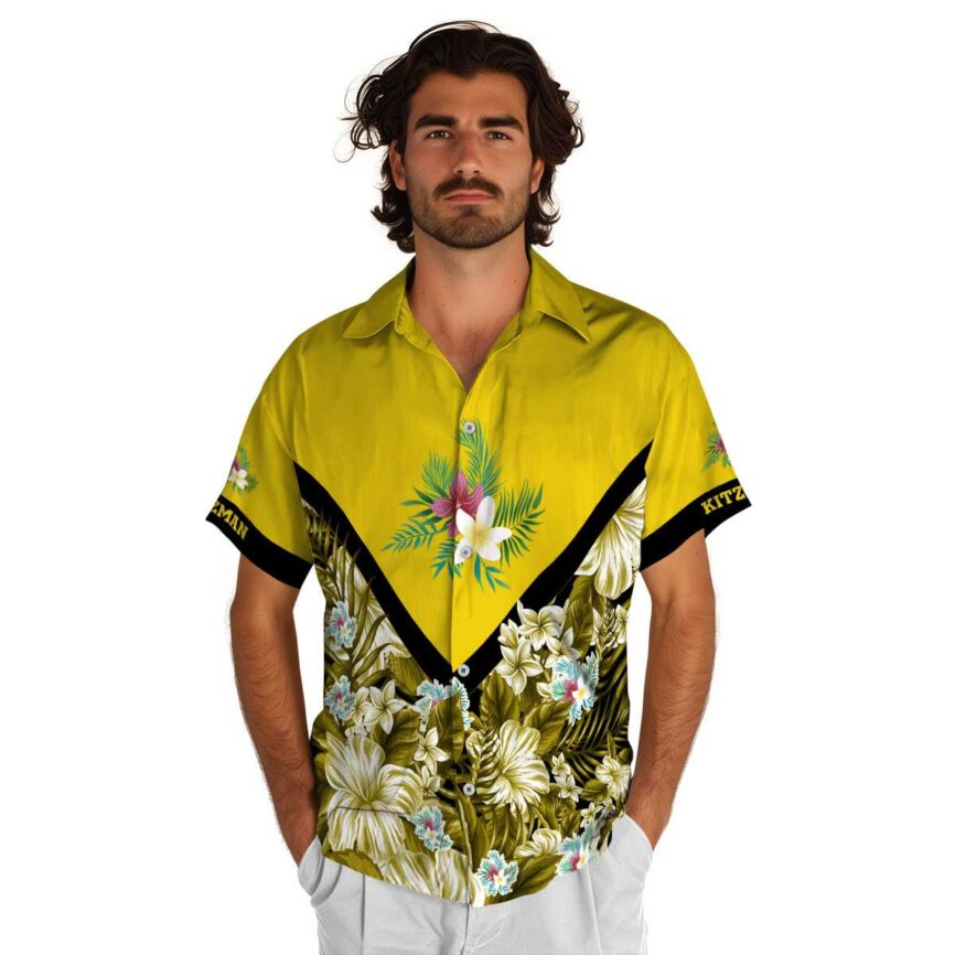 Personalized Floral Bold Floral Number Hawaiian Shirt New Arrival