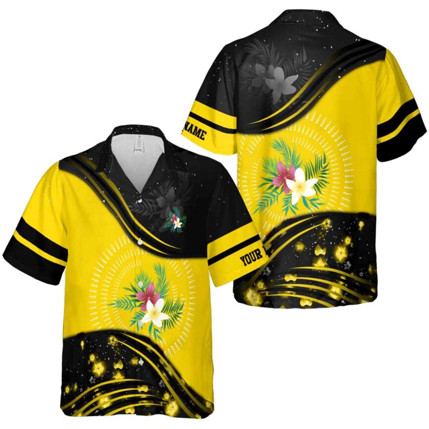 Personalized Floral Dynamic Swirl Hawaiian Shirt Premium grade
