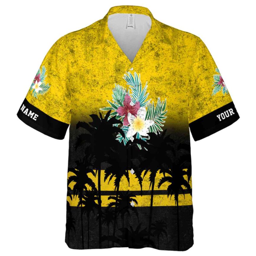 Personalized Floral Sunset Gradient Hawaiian Shirt Fashion forward