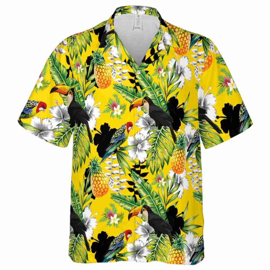 Personalized Floral Toucan Bird Hawaiian Shirt Fashion forward