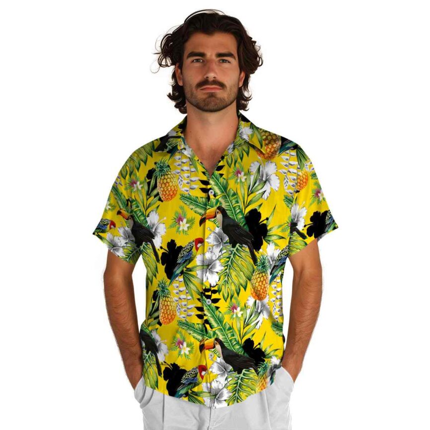 Personalized Floral Toucan Bird Hawaiian Shirt New Arrival