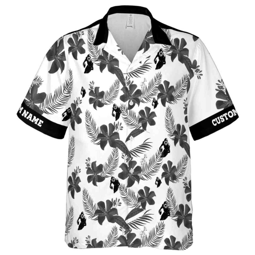 Personalized Football Tropical Flower Hawaiian Shirt Fashion forward