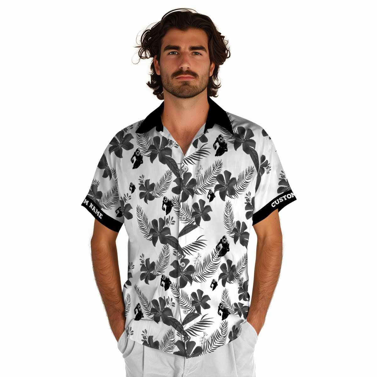 Personalized Football Tropical Flower Hawaiian Shirt New Arrival Personalized Football Tropical Flower Hawaiian Shirt New Arrival