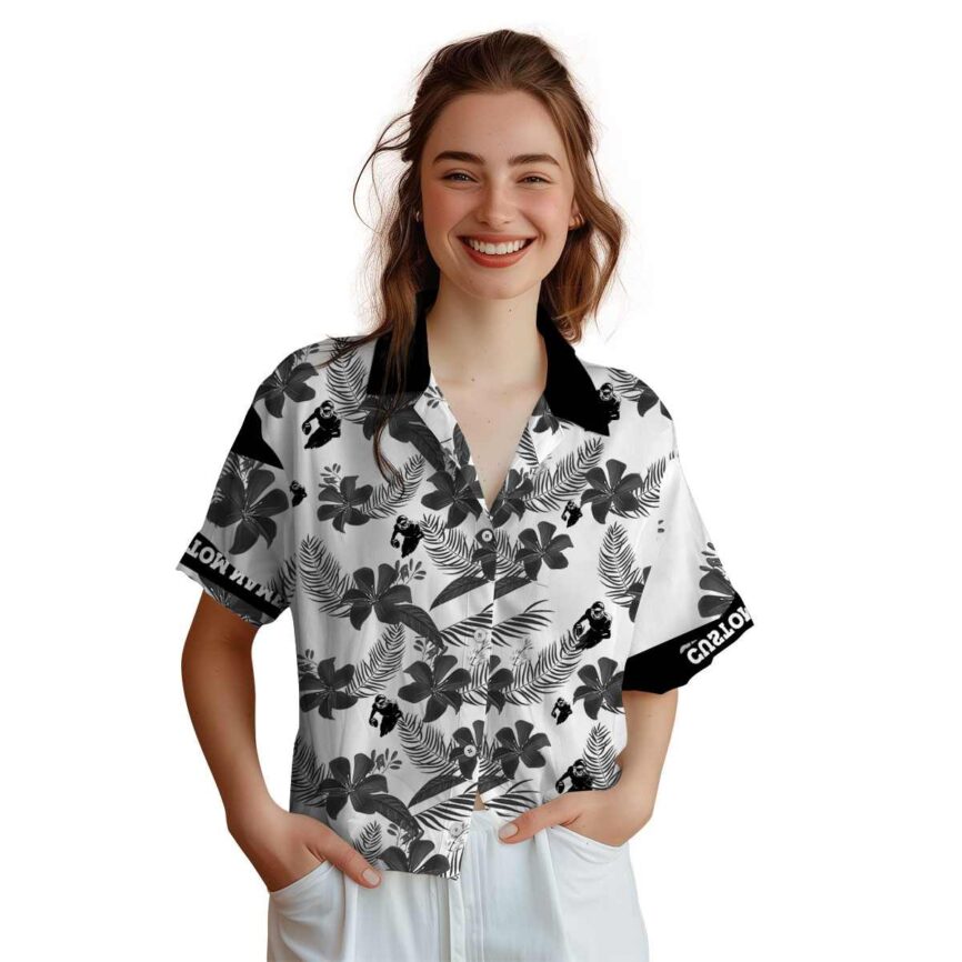 Personalized Football Tropical Flower Hawaiian Shirt Top rated