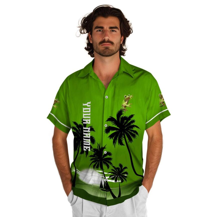 Personalized Frog Ocean Sunset Hawaiian Shirt New Arrival