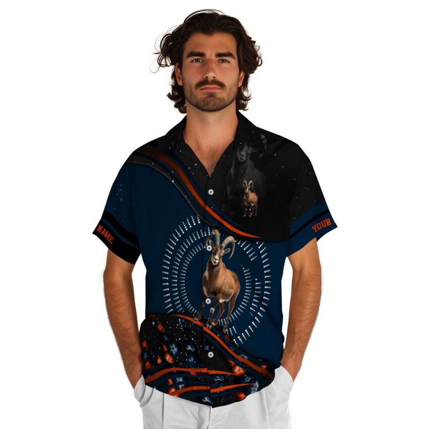 Personalized Goat Dynamic Swirl Hawaiian Shirt New Arrival