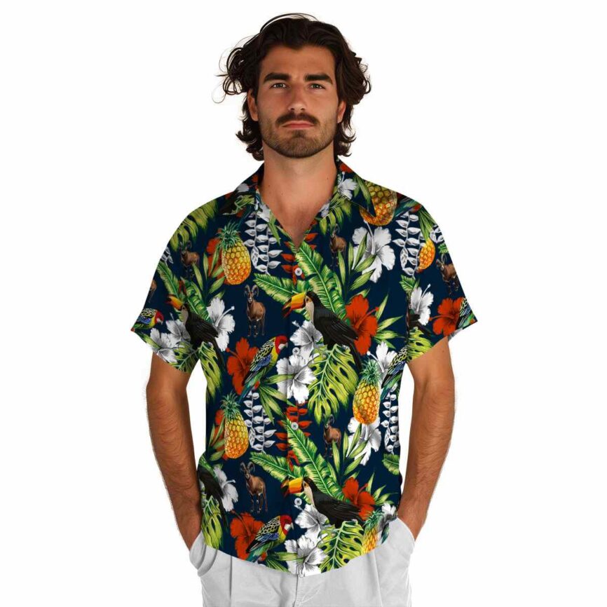 Personalized Goat Toucan Bird Hawaiian Shirt New Arrival