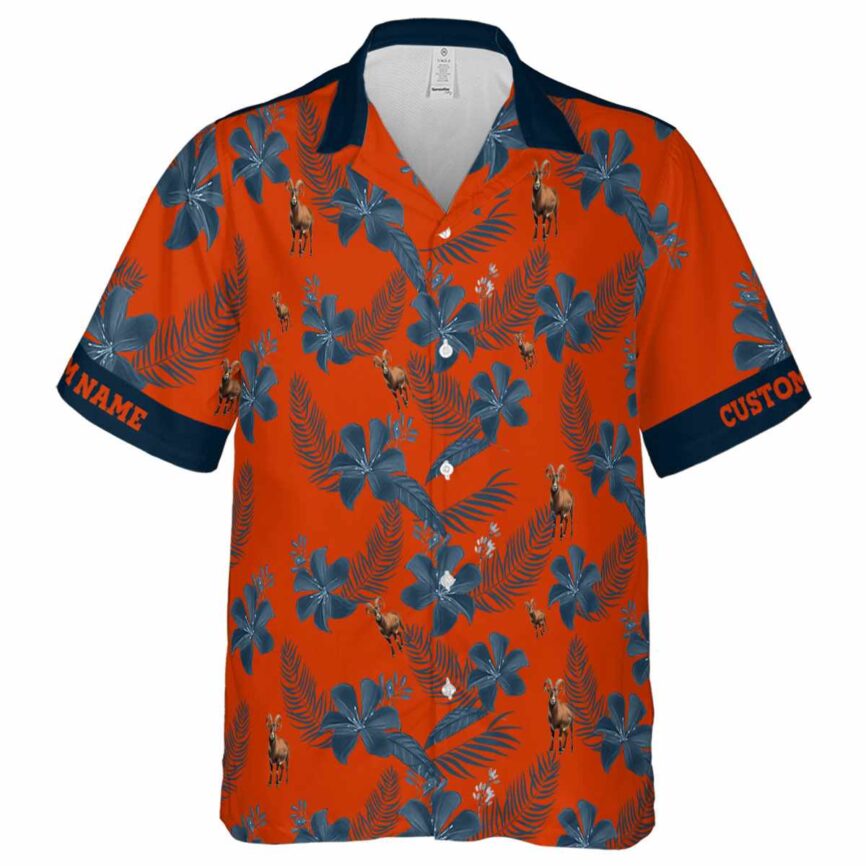 Personalized Goat Tropical Flower Hawaiian Shirt Fashion forward