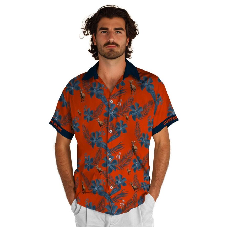 Personalized Goat Tropical Flower Hawaiian Shirt New Arrival