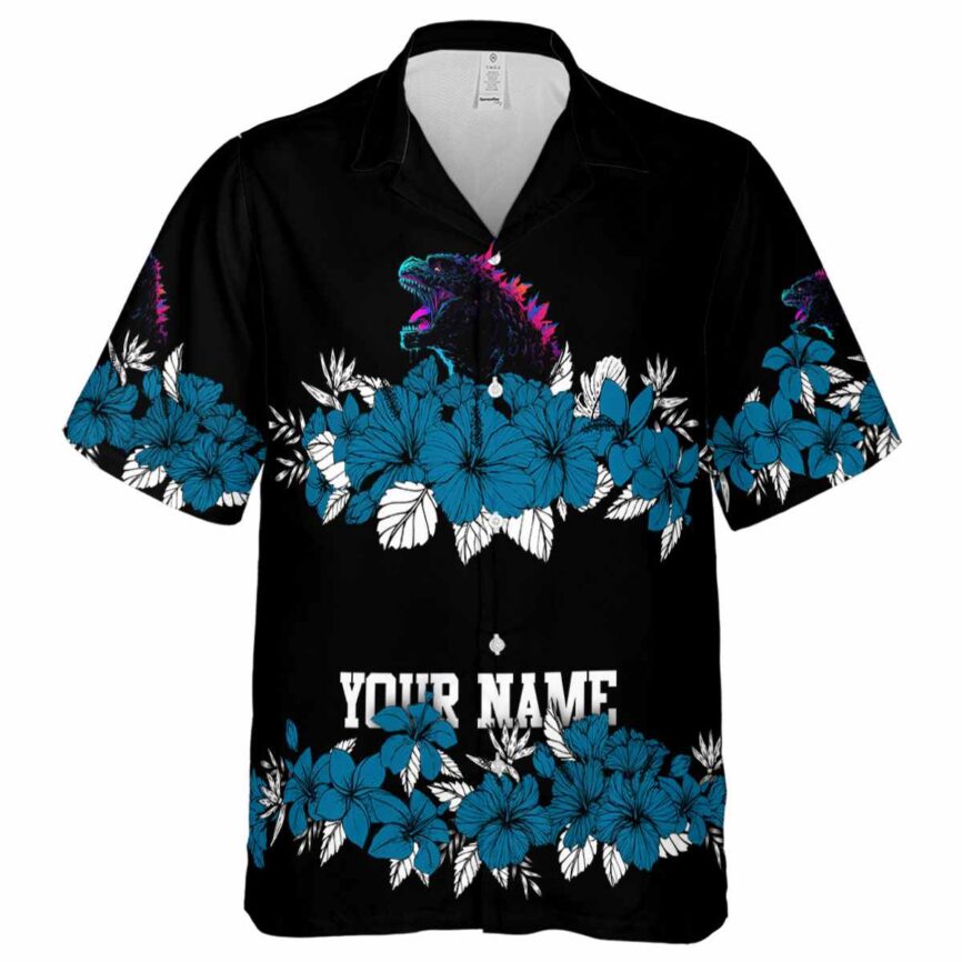 Personalized Godzilla Hibiscus Band Hawaiian Shirt Fashion forward