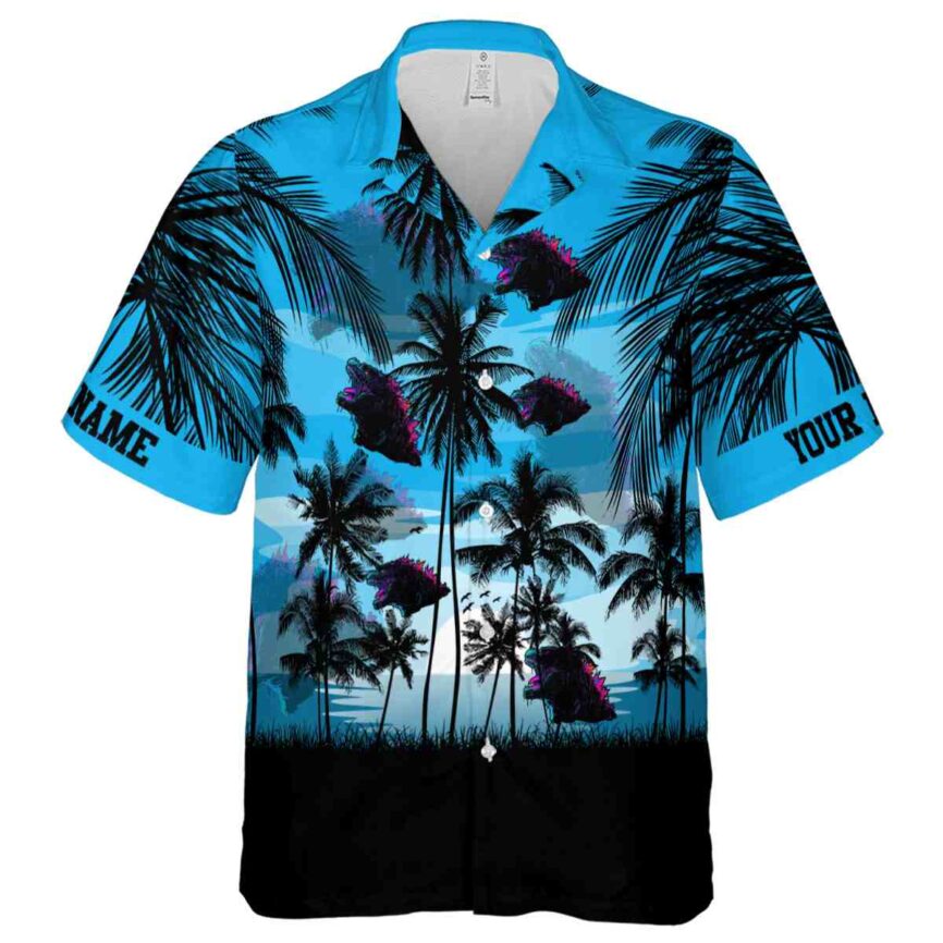 Personalized Godzilla Island Scenery Hawaiian Shirt Fashion forward