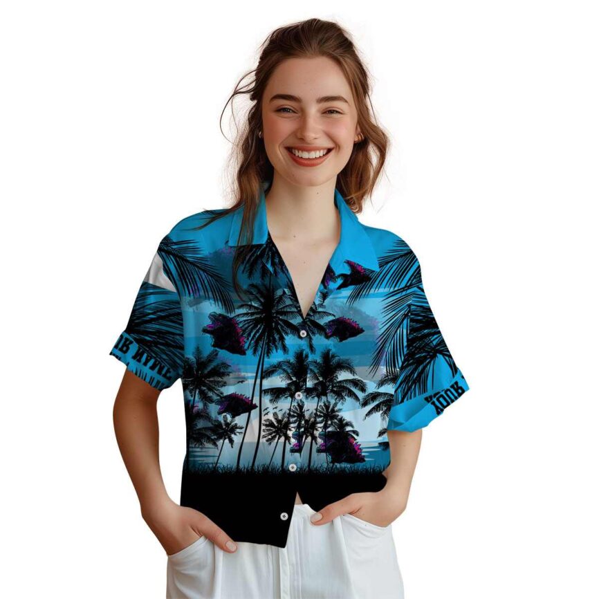 Personalized Godzilla Island Scenery Hawaiian Shirt Top rated