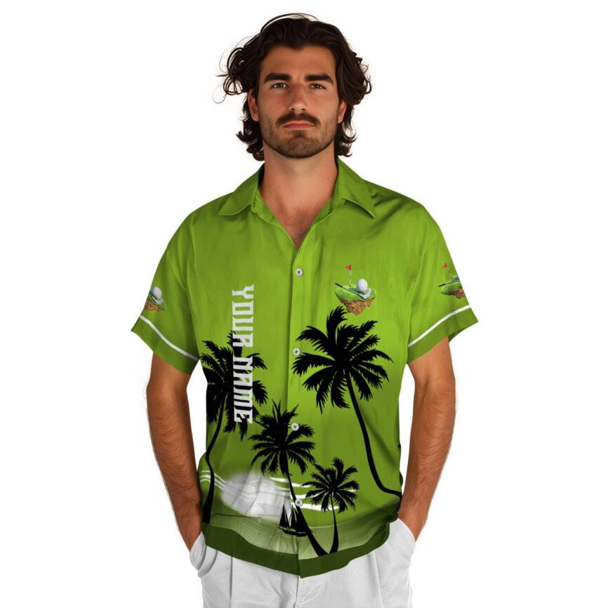 Personalized Golf Ocean Sunset Hawaiian Shirt New Arrival