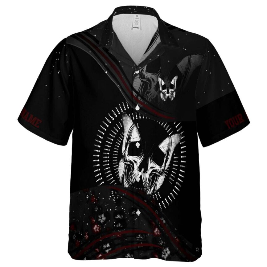 Personalized Goth Dynamic Swirl Hawaiian Shirt Fashion forward