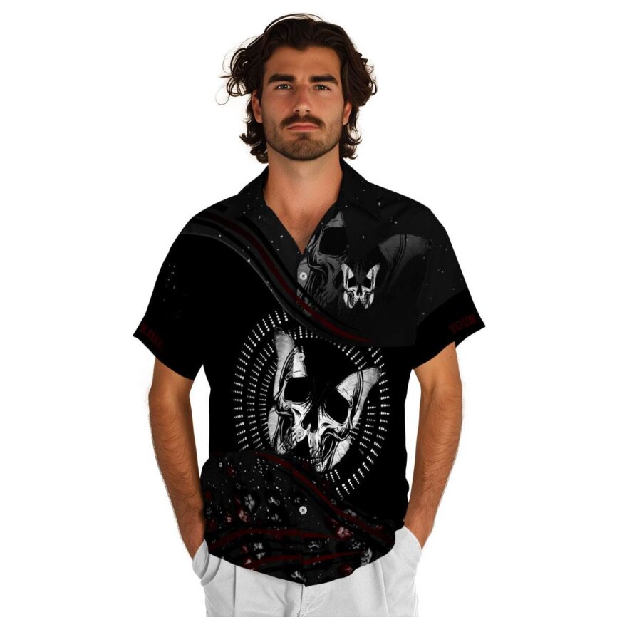 Personalized Goth Dynamic Swirl Hawaiian Shirt New Arrival