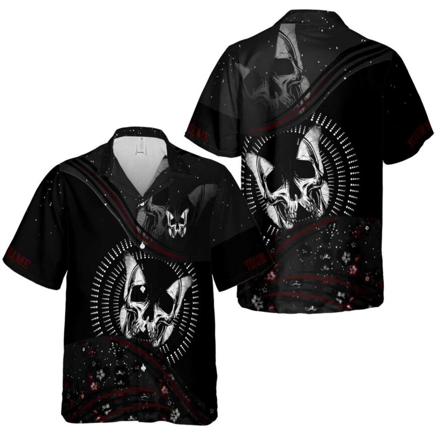Personalized Goth Dynamic Swirl Hawaiian Shirt Premium grade