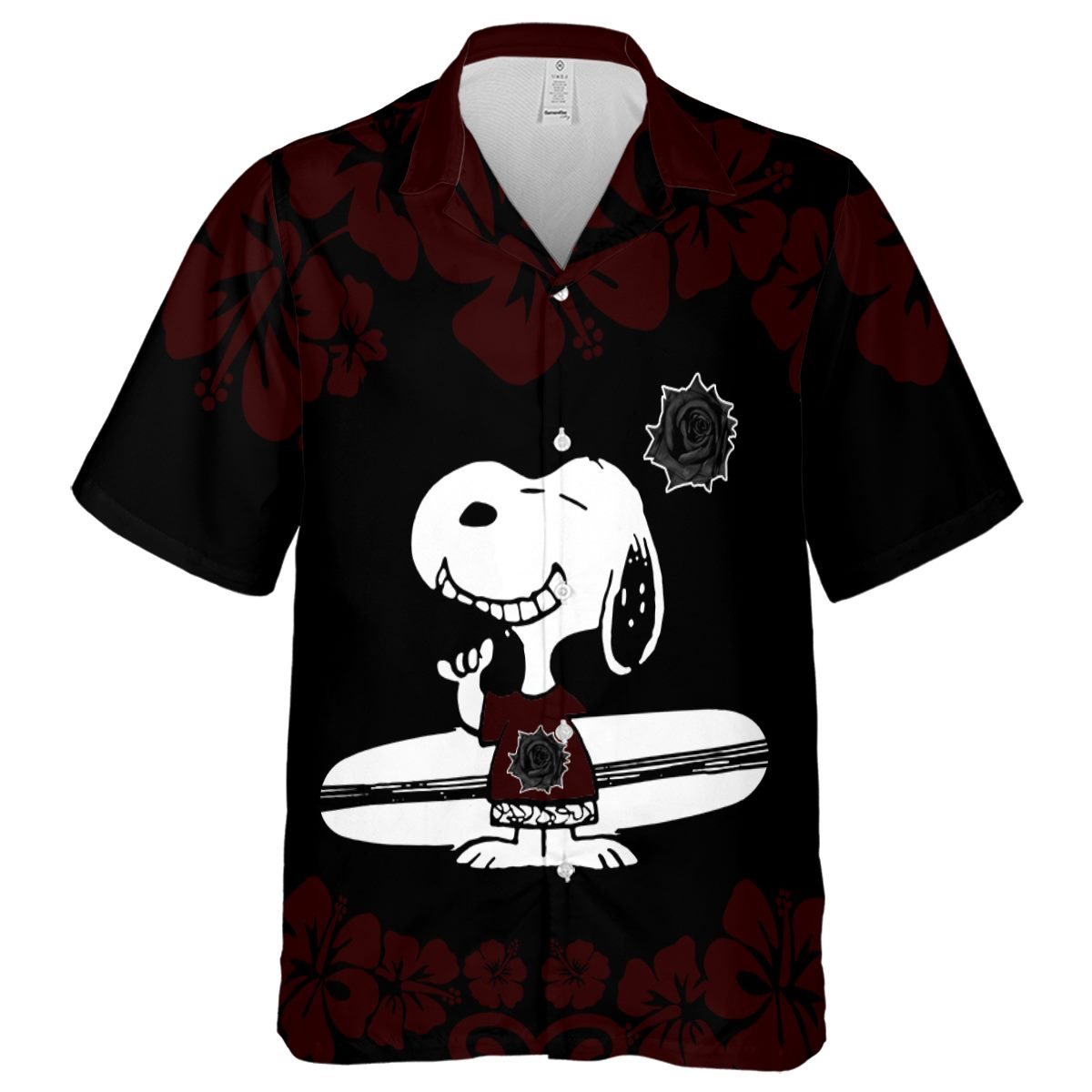 Personalized Goth Surfing Snoopy Hawaiian Shirt Fashion forward Personalized Goth Surfing Snoopy Hawaiian Shirt Fashion forward