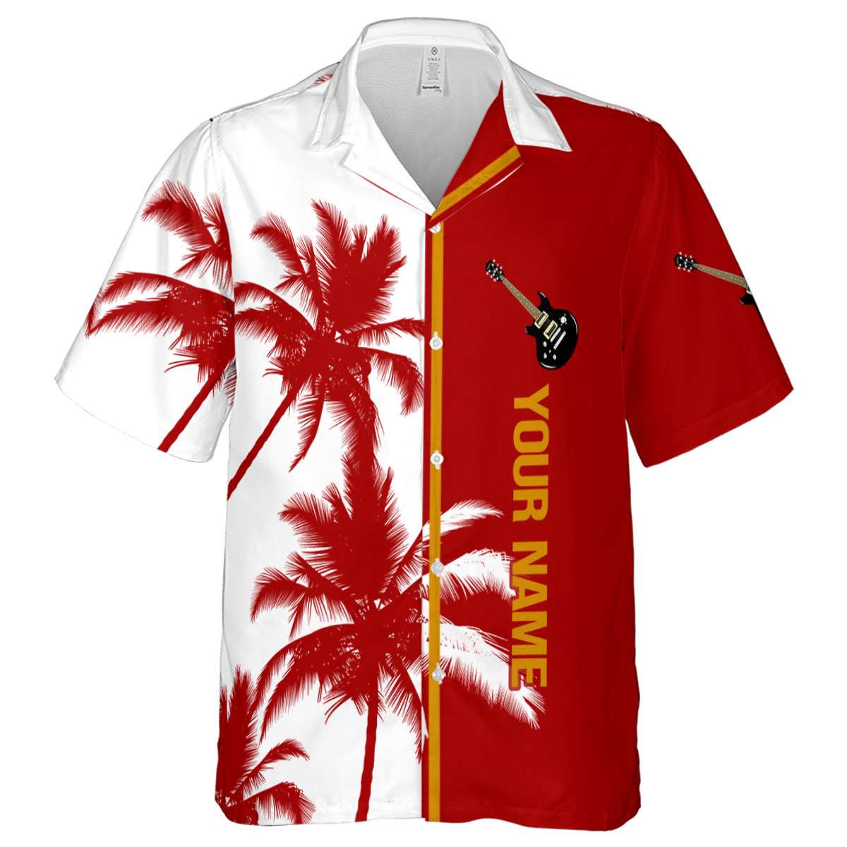 Personalized Guitar Beach Vibes Hawaiian Shirt Best selling Personalized Guitar Beach Vibes Hawaiian Shirt Best selling