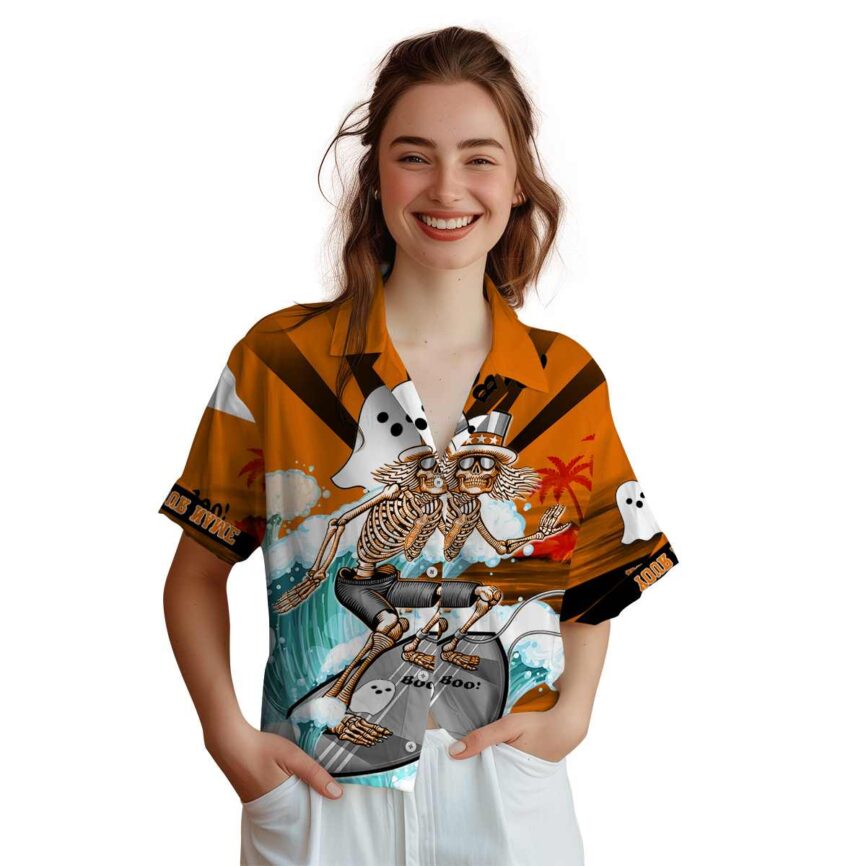 Personalized Halloween Grateful Dead Motif Hawaiian Shirt Top rated