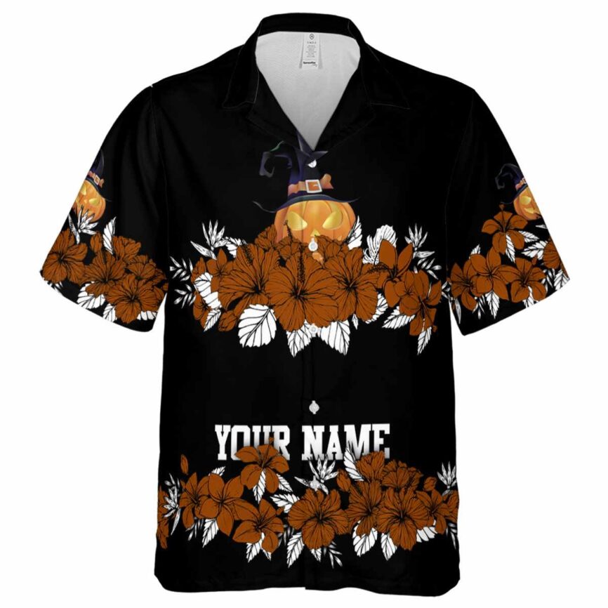 Personalized Halloween Hibiscus Band Hawaiian Shirt Fashion forward
