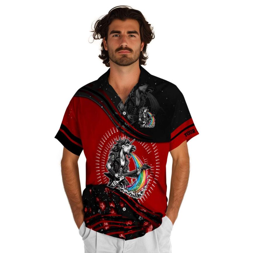 Personalized Heavy Metal Dynamic Swirl Hawaiian Shirt New Arrival