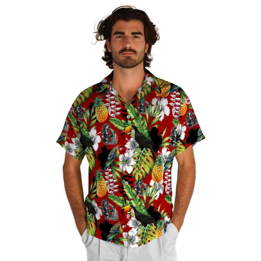 Personalized Heavy Metal Toucan Bird Hawaiian Shirt New Arrival