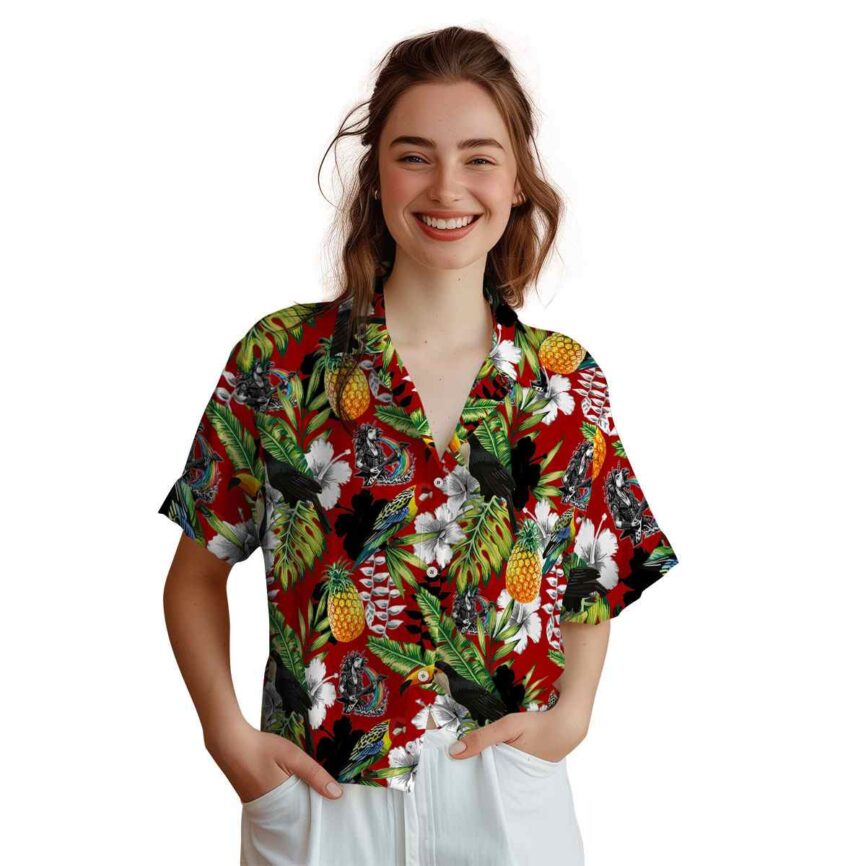 Personalized Heavy Metal Toucan Bird Hawaiian Shirt Top rated