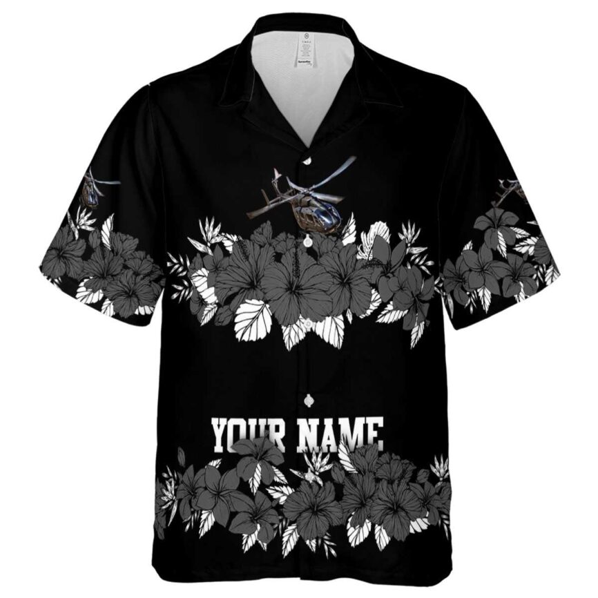 Personalized Helicopter Hibiscus Band Hawaiian Shirt Fashion forward