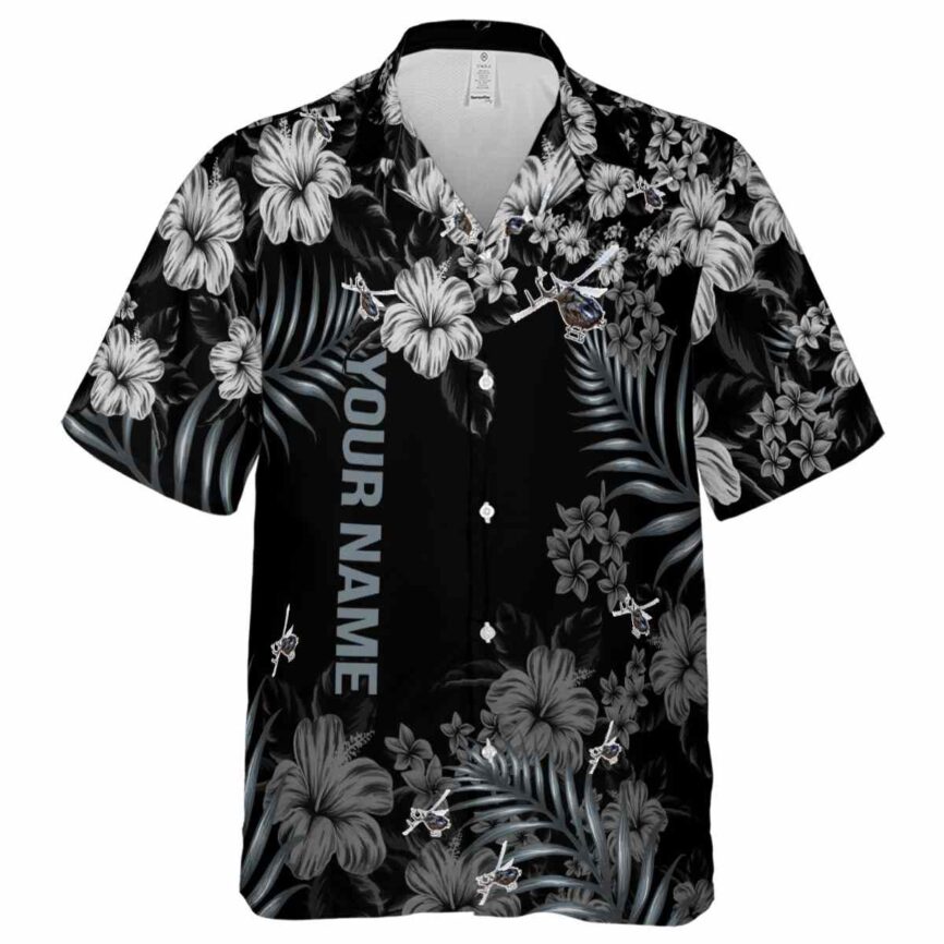 Personalized Helicopter Hibiscus Pattern Hawaiian Shirt Fashion forward