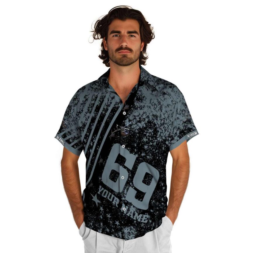 Personalized Helicopter Stripe Burst Hawaiian Shirt New Arrival