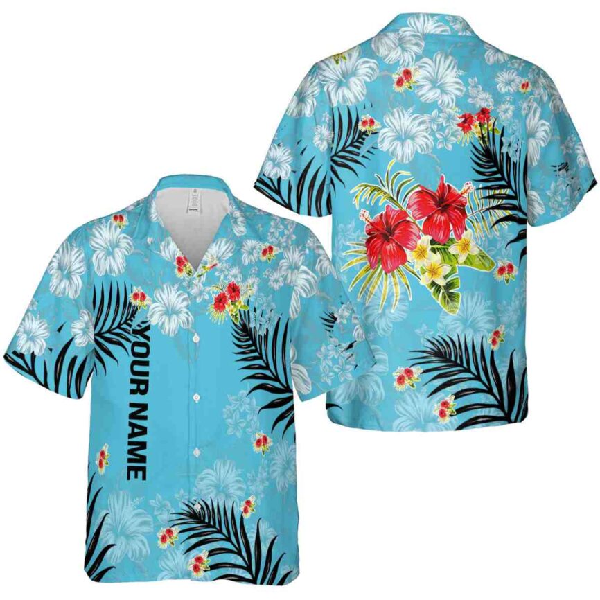 Personalized Hibiscus Hibiscus Pattern Hawaiian Shirt Premium grade